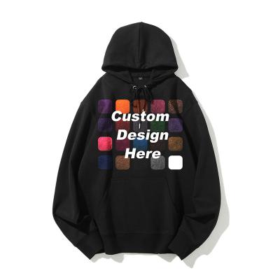 China Custom Anti-Wrinkle Hoodie Wholesale Streetwear Men S Hoodies Print High Quality Casual Unisex Plain Cotton Oversized Organic Silicon for sale