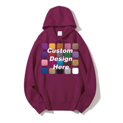 China Custom Anti-Wrinkle Hoodie Wholesale Streetwear Men S Hoodies Print High Quality Casual Unisex Plain Cotton Oversized Organic Silicon for sale