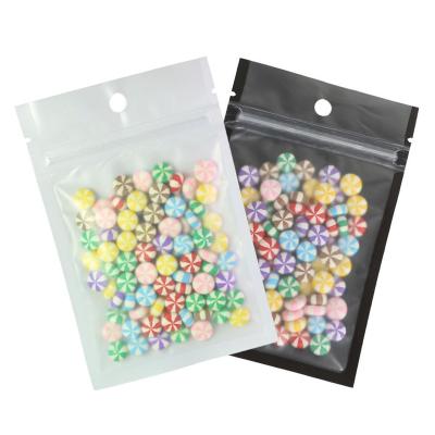 China 100 Rainbow Recyclable Holographic Foil Canister Bags With Clear Window Or Double Sided Color Seal For Candy for sale