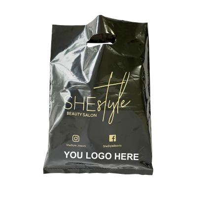 China 100Pcs Recyclable Custom Merchandise Bags With Logo For Boutique Custom Plastic Bags With Logo Custom Merchandise Bags With Logo For for sale