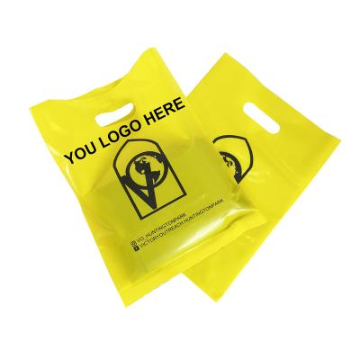 China 100pcs Recyclable Custom Shopping Bags, Personalized Gift Bags Wholesale, Custom Clothing Shopping Bags Clothing Packaging Bag Mailing Bag for sale