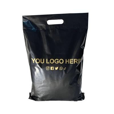 China shoes & Custom Clothing Mailing Bags With Mailing Bag Waterproof Self Adhesive Poly Mailer Handle Mailer Envelope Eco Friendly Biodegradable for sale