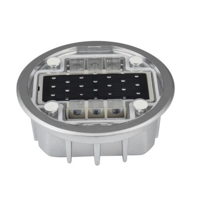 China Embedded Wireless Cat Eye Road Safety Underground Warning Reflector Solar Road Stud for sale