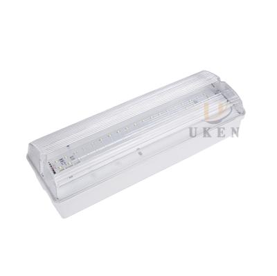 China Ip65 Surface Mount Battery Backup Ceiling Wall Mounted Led Bulkhead Emergency Light for sale