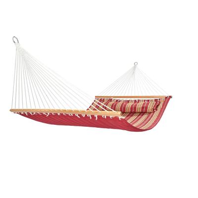 China YIYU Modern Outdoor Wooden Stick Stitched Hammock Swing Bed With Pillow for sale