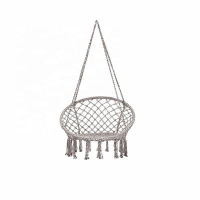 China Durable Hammock Chair Swing Chair Hanging Swing Cotton Rope Swing Chairs For Indoor for sale