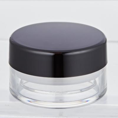 China Highlight / To Shimmer OEM / ODM Makeup To Make Round Shape Plastic Glitter Jar Case (A61) for sale