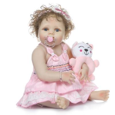 China Wholesale Realistic Soft Silicone Doll Washable Realistic Reborn Baby Dolls For Sale for sale