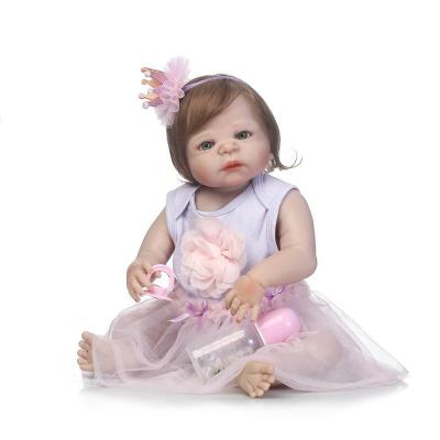 China Wholesale Realistic Soft Silicone Doll Washable Realistic Reborn Baby Dolls For Sale for sale