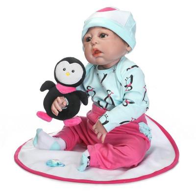 China Wholesale Realistic Soft Silicone Doll Washable Realistic Reborn Baby Dolls For Sale for sale