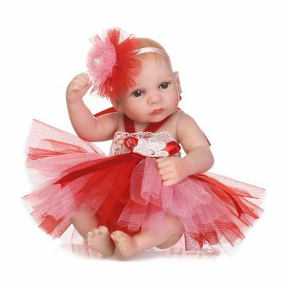 China Real 26cm vinyl doll mini baby dolls washable lifelike silicone reborn babies toys for bebe gift for sale