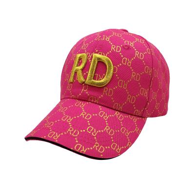 China JOINT Embroidery 3D Custom Embroidery Full Logo Printing Women 3D Hats Sports And JOINT Hats Men Baseball Cap For Promotion Advertising for sale