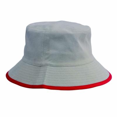 China Stylish Foldable White Men Women Bucket Hats Character Fisherman Hunting Fishing Hat Outdoor Activities Sun Hat With Border Brim for sale