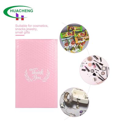 China Apparel & Accessories Wholesale Metallic Bubble Mailer 6*10 Inch Custom Print Thank You Small Business Pink Envelope Mailers Durable Poly Padded Bags for sale