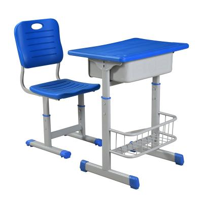 China Durable Stable Metal Drawer School Plastic Classroom Office Chair Ergonomic Blowing School Chair Simple Set for sale