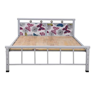 China Bed 1.5 M Iron Frame Steel Single Bed Iron Single Bed 1.5 M Iron Frame Steel Gold Frame Adjustable Modern Minimalist Rental Bed For Low-Rental Home for sale