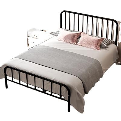 China HZX Iron Art Metal Technology Adjustable Fabric Hotel Modern Home Bedroom Apartment Single Bed(Other) for sale