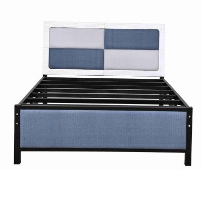 China Single Bed (Other) Frame Metal Beds Adjustable Metal Bedroom Beds Furniture Accessory With Cheap Metal Beds Support Durable And Strong Platform for sale