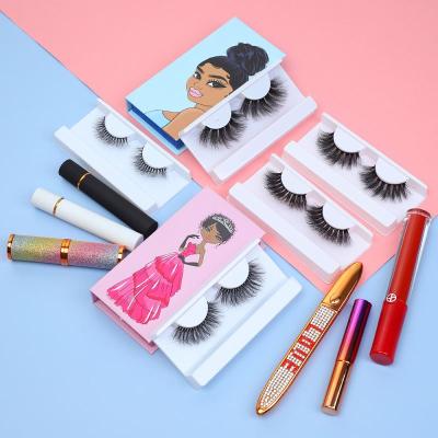 China Wholesale 100% Silk 3d Eyelashes 100% Faux Mink Eyelashes 25mm Deep Silk 3d Lashes Wholesale Private Label False Eyelashes for sale