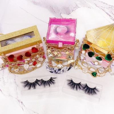 China 2021 New Products Customized Thick Packaging Paper Box Faux Mink Eyelash Paper Slide Eyelash Boxes for sale