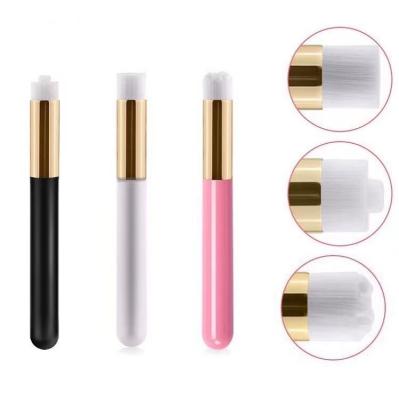 China Natural Custom Long Nose Eyelash Cleansing Deep Cleaner Colored Lash Cleaning Mousse Brush for sale