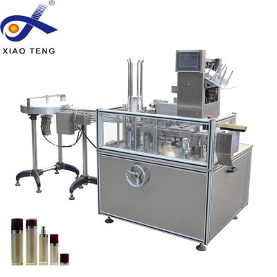 China Automatic High Speed ​​Food Round Bottle Cartoning Machine for sale