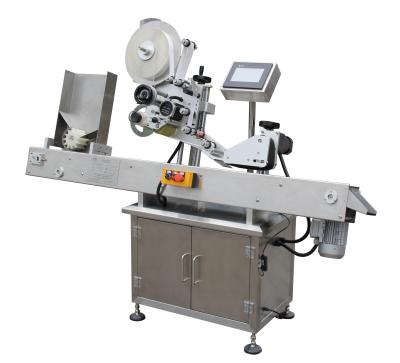 China Automatic Ampule Syringe Label Applicator Horizontal Round Horizontal Food Medicine Labeling Machine for sale