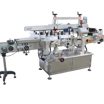 China Beverage Side Labeling Machine For 10L Jerrycan Logo Side Sticker Label Applicators for sale