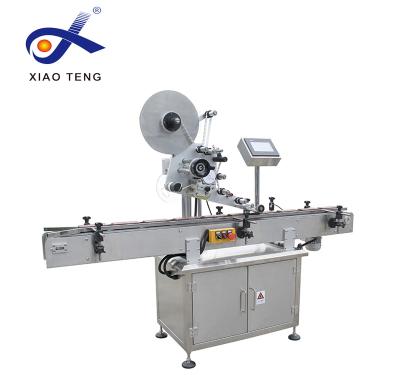 China Beverage Top Side Sticker Airplane Bottle Adhesive Pasting Labeling Machine for sale