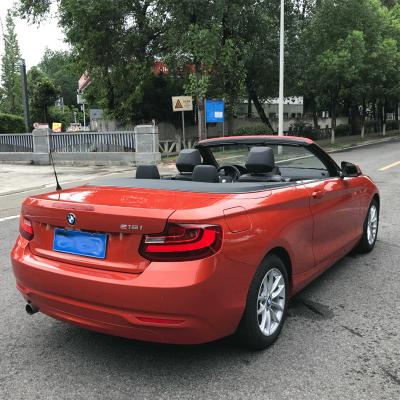 China Left Steering Red Leather Low Nearly New Mileage Used 218i BMW Convertible 5 Seats Second Hand Car for sale