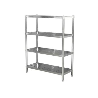 China Commercial Stainless Steel Heavy Duty Rack Hotel Buffet Food Equipment Silver Color for sale