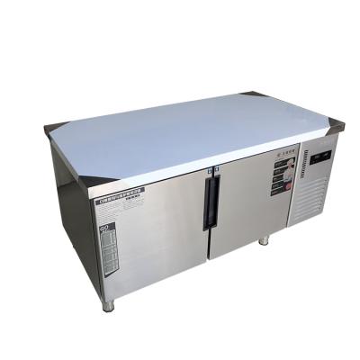 China Wholesale Deep Freezer Freezer Vegetable And Fruit Showcase Freezer Commercial Counter Prep Work Table Refrigerator for sale