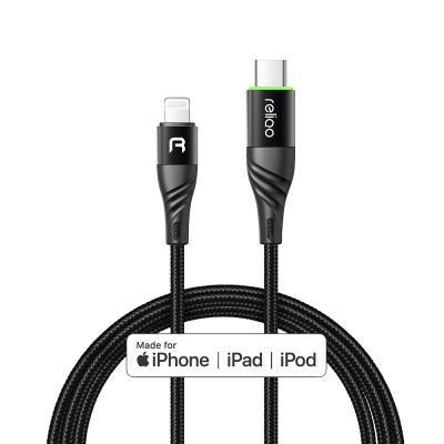 China Mcdodo PD Fast Charging Auto Power Off Original Auto Disconnect 14.5V2A PD MFI Fast Charging Cable For iPhone for sale