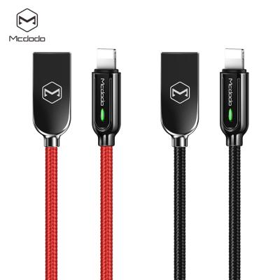 China Auto Unplug Mcdodo Auto Disconnect Auto Power Off Fast Charging USB Data Cable For Iphone for sale