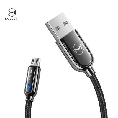 China Quick Disconnect Auto Disconnect Mcdodo Android Devices Fast Charging QC3.0 4.0 USB Micro Data Cable for sale