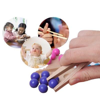 China Hot Selling Wooden Clip Beads Hand-eye Coordination Digital Knowledge Toy For Kids BT020 for sale