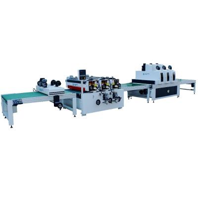 China Furniture Wood MDF Automatic UV Paint Coating Line for sale