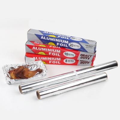 China Special food tin foil aluminum foil roll barbecue oven length size can be customized for sale