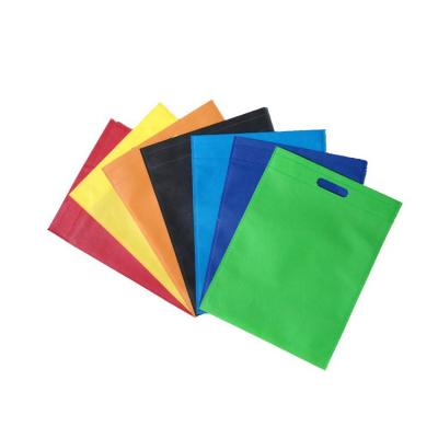 China PUNCH 60gsm70gsm 70gsm PP Custom Die Cut Shopping Bag PP Non Woven Punch Gift Non Woven Bag D With Logo for sale