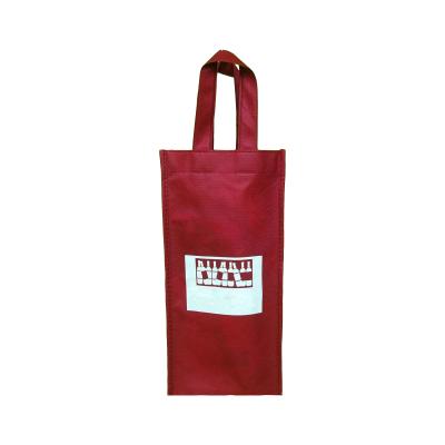 China Popular colorful and fashion moisture proof pp non woven wine bag gift bag for sale