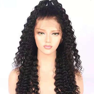 China Superb Curly Swiss Lace Front Wig Best Dirty100% Brazilian Hair Thick And High Quality Long 13*4 HD For Black Women for sale