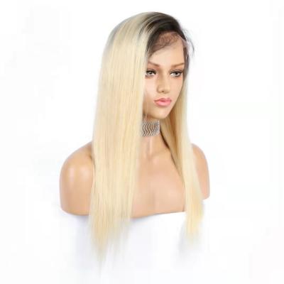 China 8-40inch Soft Straight Thick Brazilian Hair Wigs 100%,Transparent Straight Virgin Hair 1b/613color 13*6 Lace Front Wigs,Long Human Hair Wigs for sale