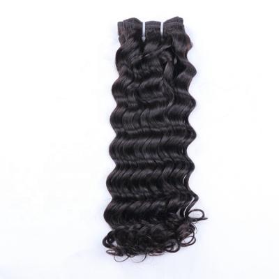 China Luxury 100% Brazilian Hair Thick Smooth Soft Double Curl Super Pulled Hair Bundle for sale