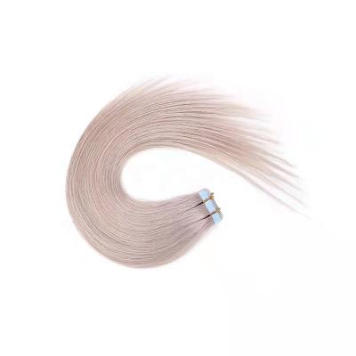 China Wholesale Price 100% Soft Straight Russian Hair Ribbon Color Tape Straight Hair Extension for sale