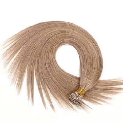 China wholesale price 100% soft straight brazilian virgin hair 14# i tip straight hair extension for sale