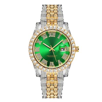 China Water Resistant Jewelery Mens Womens Wristwatch Tangan Moissanite Female Hip Hop Ladies Hip Hop Iced Out Luxury Gold Diamond Watches Quartz Watch for sale