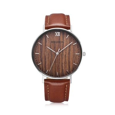 China Water Resistant Fashion Besseron Custom Manufacturer Wood Watches Men for sale