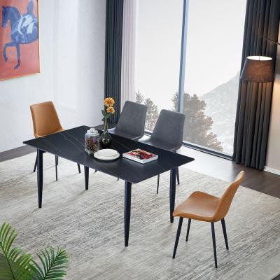 China Hot Sale New Convertible Luxury Home Furniture Modern Square Dining Chairs And Table for sale