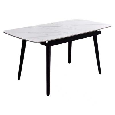 China Convertible High Quality Italian Marble Folding Simple Luxury Dining Table for sale