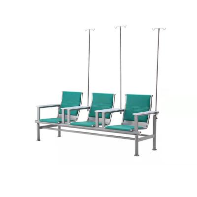 China Modern PU Leather High Quality Hospital Chair Infusion Waiting Chair With Comfortable Backrest for sale